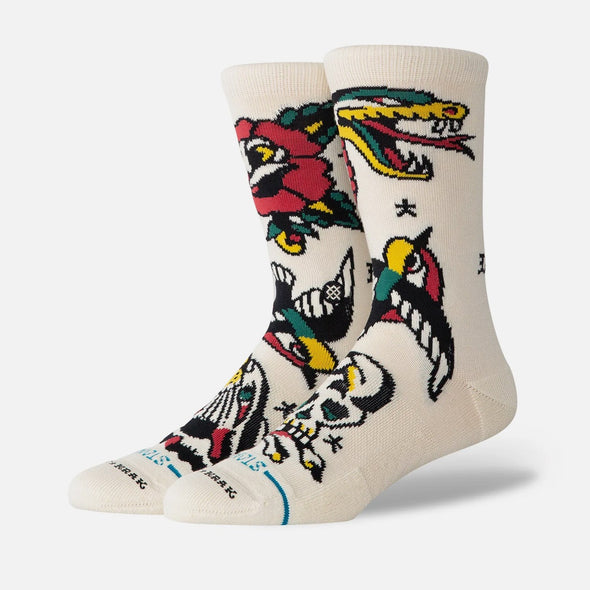 STANCE Flash Crew Sock - Canvas