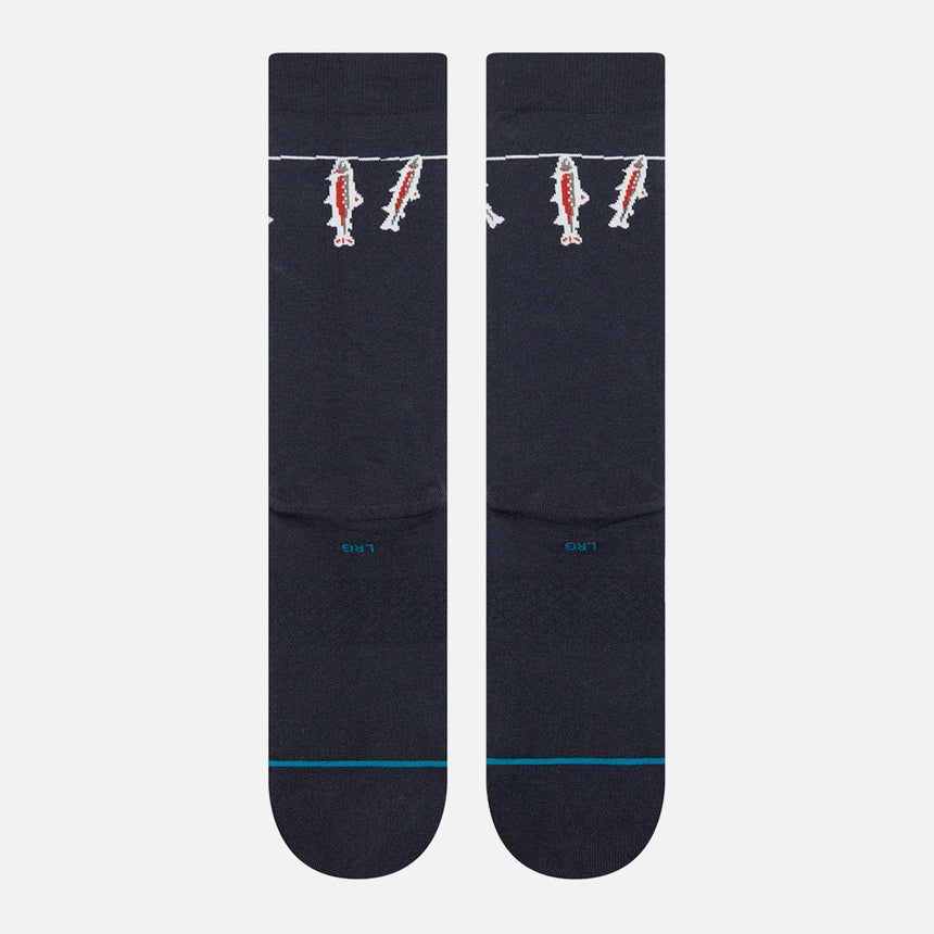 STANCE Gone Fishin Crew Sock - Navy