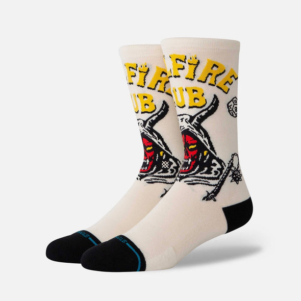 STANCE Hellfire Sock - Vintage White