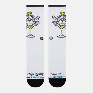 STANCE High Quality Low Class Crew Sock - White