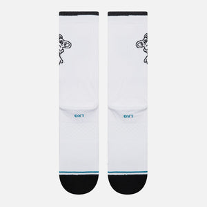STANCE High Quality Low Class Crew Sock - White