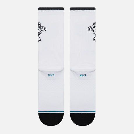 STANCE High Quality Low Class Crew Sock - White