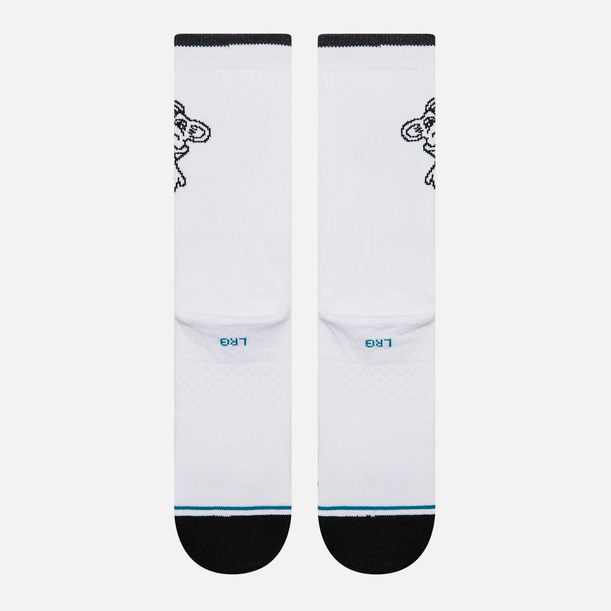 STANCE High Quality Low Class Crew Sock - White