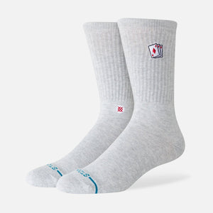 STANCE Hit Me Crew Sock - Heather Grey