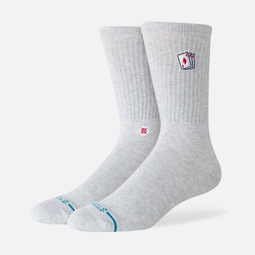 STANCE Hit Me Crew Sock - Heather Grey