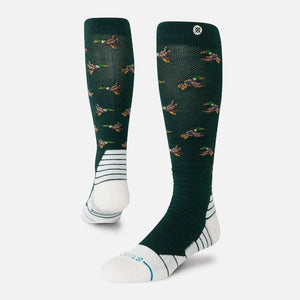 STANCE Huntin Mid Poly Snow Sock - Pine