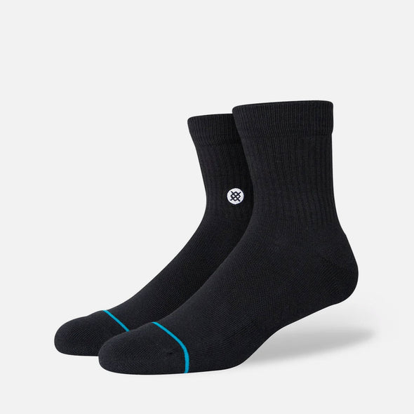 STANCE Icon Quarter Sock 3 Pack - Black