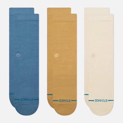 STANCE Icon Sock 3 Pack - Cream