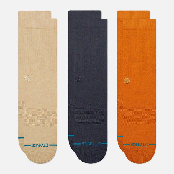 STANCE Icon Sock 3 Pack - Sand