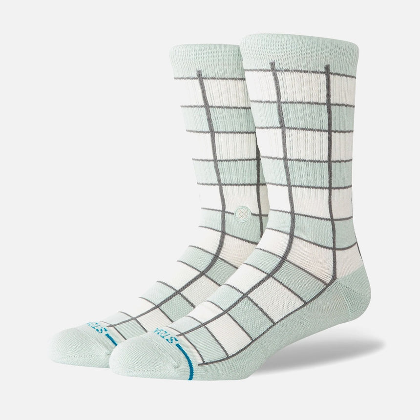 STANCE Kitchen Tile Crew Sock - Light Blue