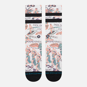 STANCE Lei Lei Crew Sock - Grey