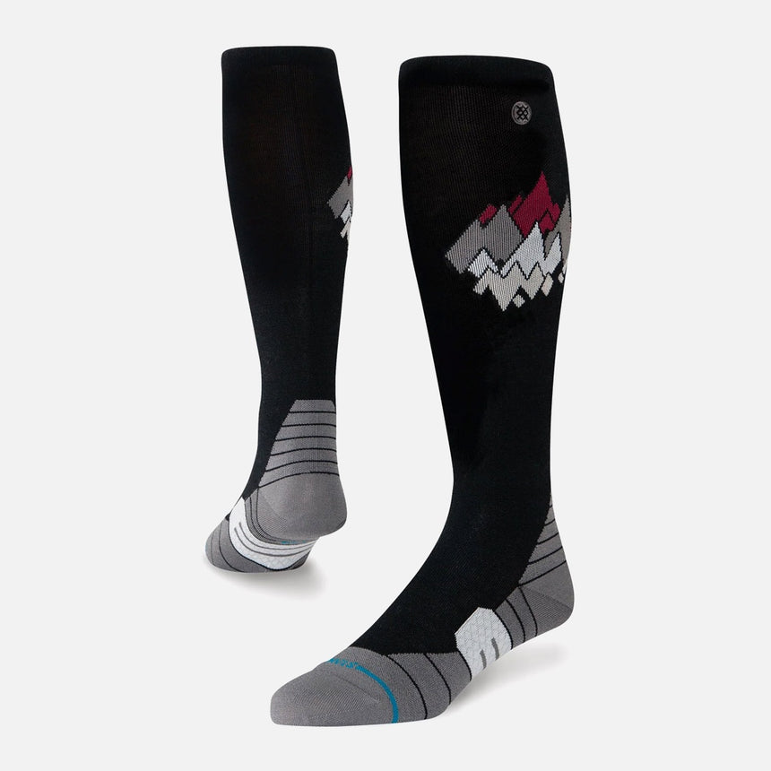 STANCE Peaks Ultralight Wool Snow Sock - Black