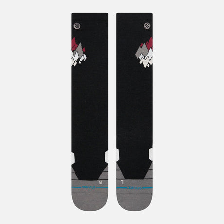 STANCE Peaks Ultralight Wool Snow Sock - Black