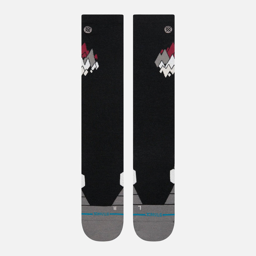 STANCE Peaks Ultralight Wool Snow Sock - Black