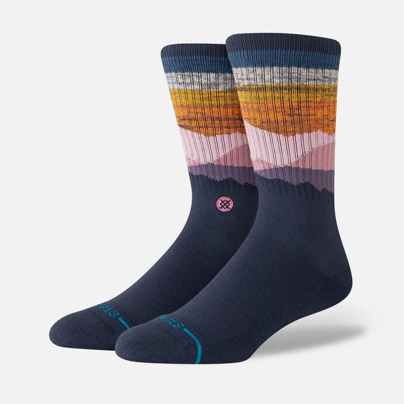 STANCE Saddleback Crew Sock - Navy