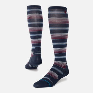 STANCE Serape Ultralight Wool Snow Sock - Navy