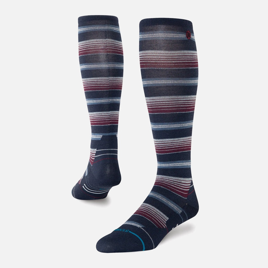 STANCE Serape Ultralight Wool Snow Sock - Navy