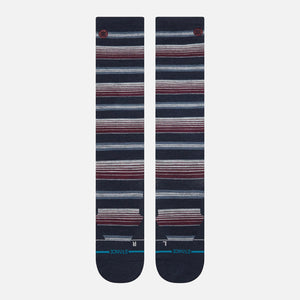 STANCE Serape Ultralight Wool Snow Sock - Navy