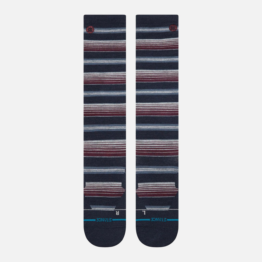 STANCE Serape Ultralight Wool Snow Sock - Navy