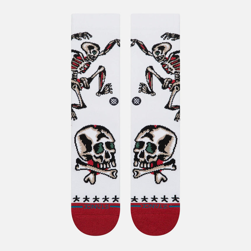 STANCE Skeleton Crew Sock - White
