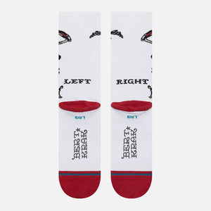 STANCE Skeleton Crew Sock - White