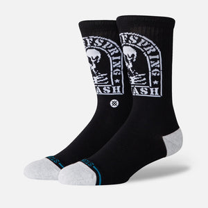 STANCE Smashed Crew Sock - Black