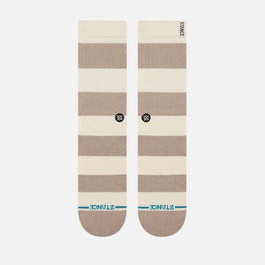 STANCE Stacked Up Crew Sock - String Grey