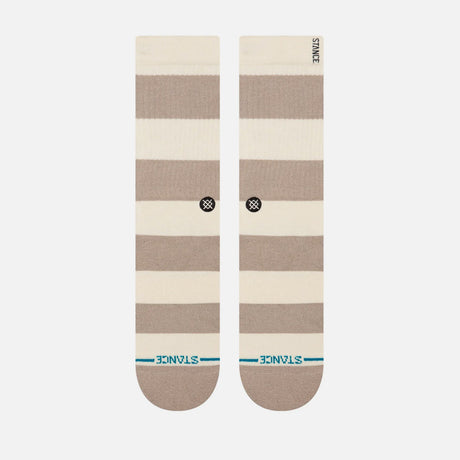 STANCE Stacked Up Crew Sock - String Grey