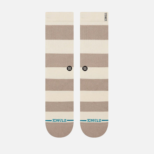 STANCE Stacked Up Crew Sock - String Grey