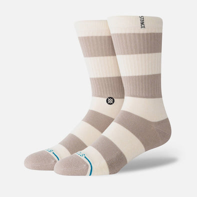 STANCE Stacked Up Crew Sock - String Grey