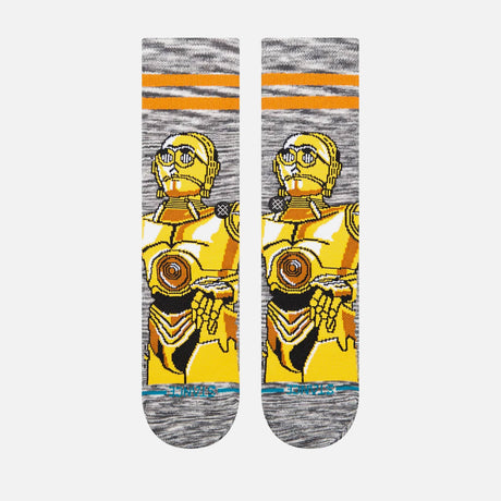 STANCE Star Wars C3PO Crew Sock - Gold