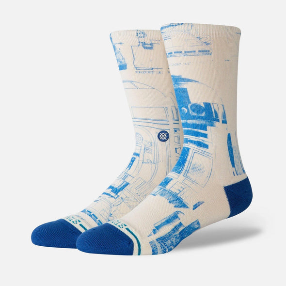 STANCE Star Wars R2 D2 Crew Sock - Canvas