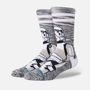 STANCE Star Wars The Storm Trooper Crew Sock - White