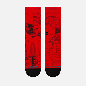STANCE Star Wars Vader Crew Sock - Red