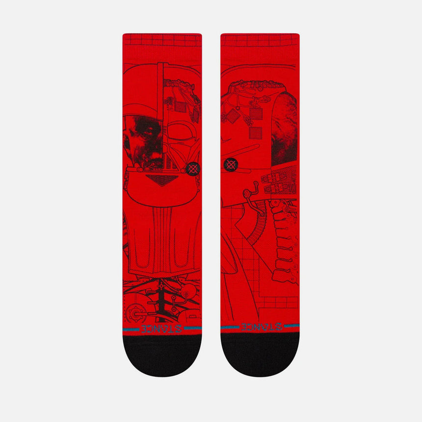 STANCE Star Wars Vader Crew Sock - Red