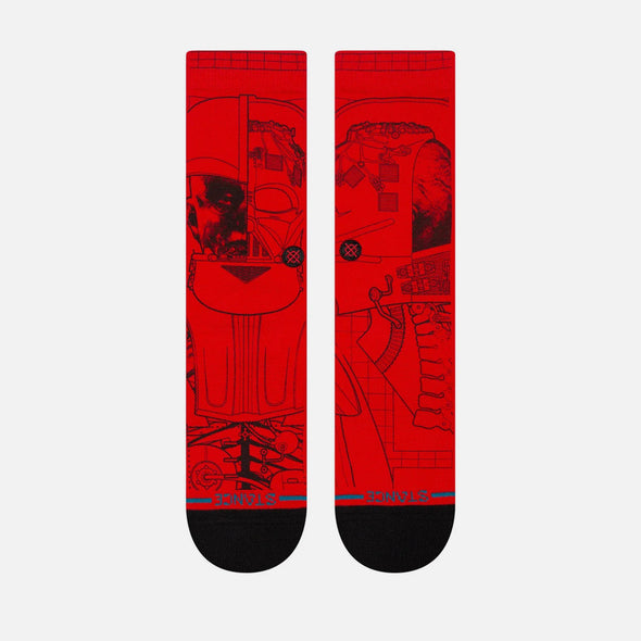 STANCE Star Wars Vader Crew Sock - Red