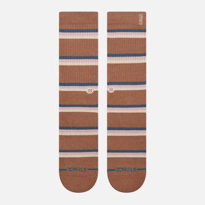 STANCE Strata Crew Sock - Brown
