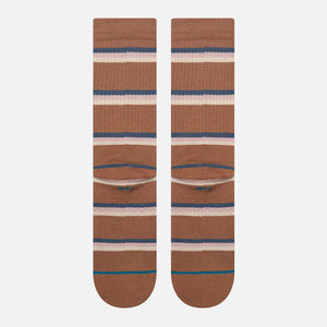 STANCE Strata Crew Sock - Brown