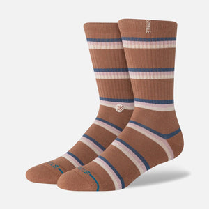 STANCE Strata Crew Sock - Brown