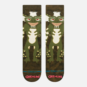 STANCE Stripe Gremlins Crew Sock - Dark Green