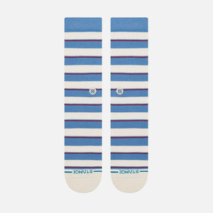 STANCE Striped It Crew Sock - Capri Blue