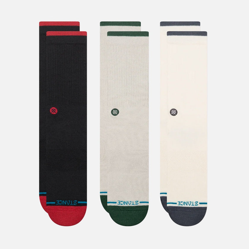 STANCE Toner Crew Sock 3 Pack - Black
