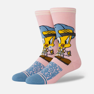 STANCE Tweety Crew Sock - Pink