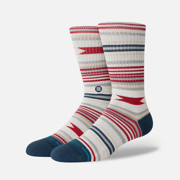 STANCE Vista Cruz Crew Sock - Vintage White