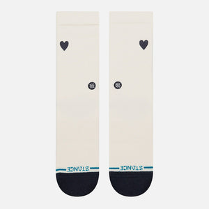 STANCE Women's Heart Crew Sock - Canvas