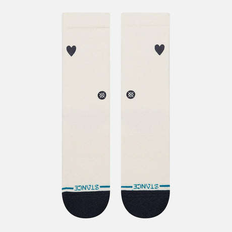 STANCE Women's Heart Crew Sock - Canvas