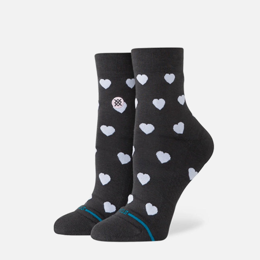 STANCE Women's Hearts Lowrider Sock - Charcoal