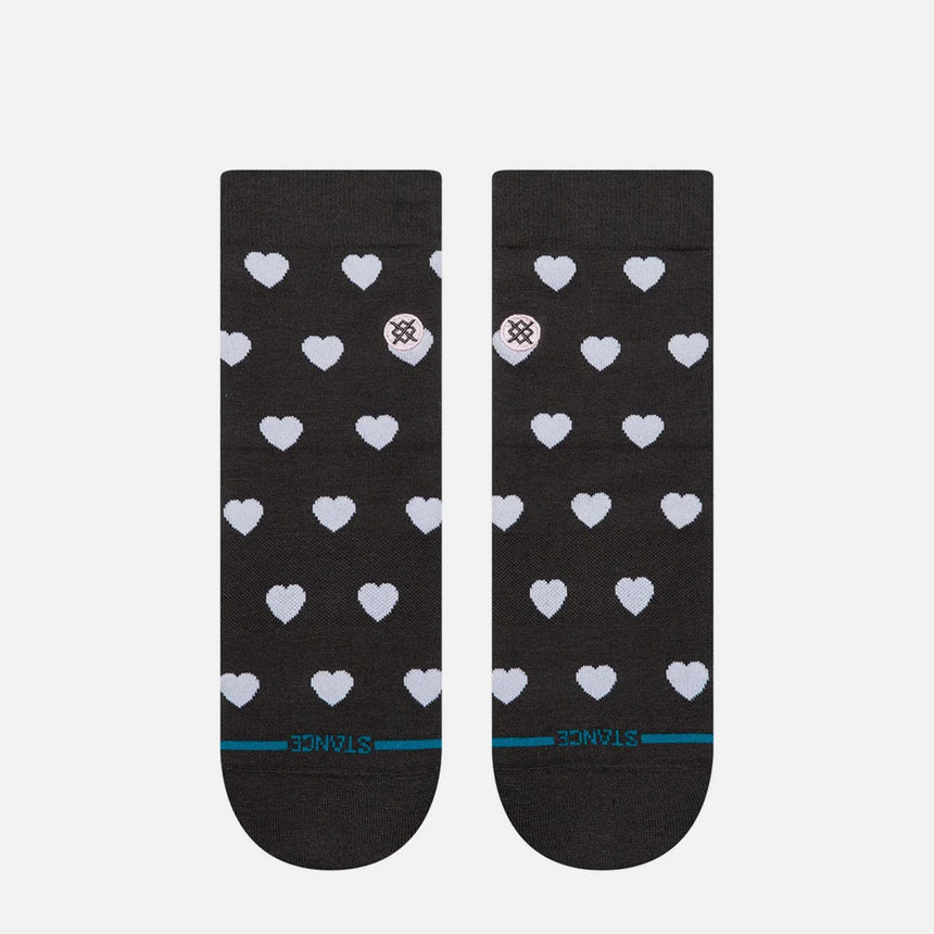 STANCE Women's Hearts Lowrider Sock - Charcoal