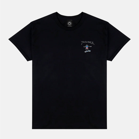 THRASHER Gonz Mini Logo Tee - Black