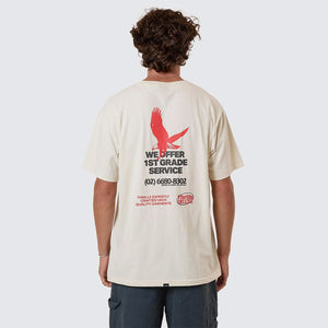 THRILLS 1st Grade Service Merch Fit Tee - Heritage White